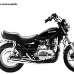 '82 KZ750 M1 (CSR) - stock photo right